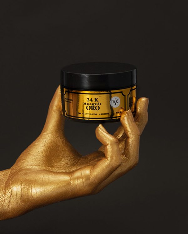 MASCARA DE ORO 24K
